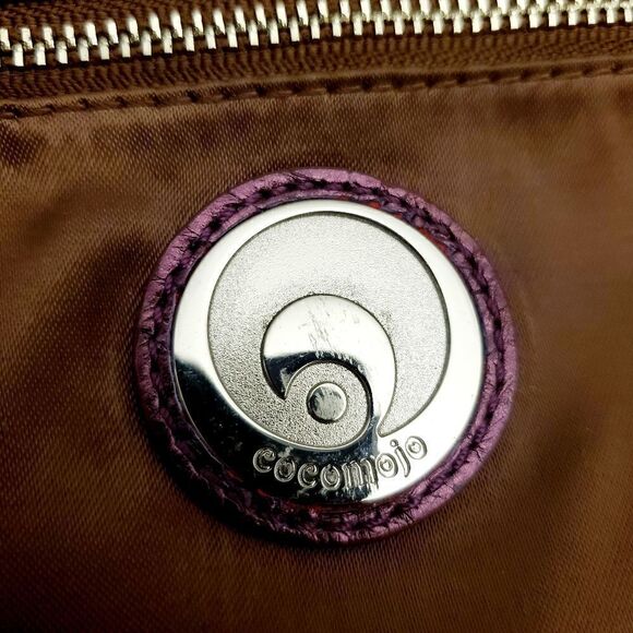 Cocomojo Purple Leather Zipper Bag - Picture 10 of 15